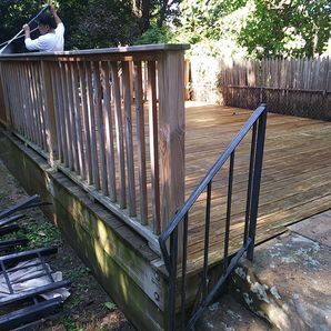 Before & After Deck Painting in Norristown, PA (2)