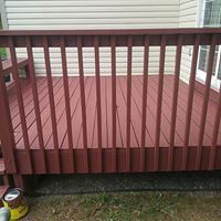 Before and After Deck Painting in Norristown, PA. (6)