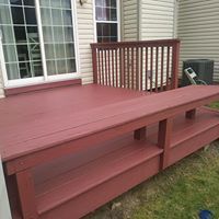 Before and After Deck Painting in Norristown, PA. (4)