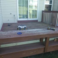 Before and After Deck Painting in Norristown, PA. (5)